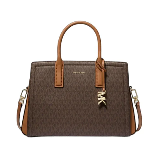Laila Medium Signature Logo Satchel