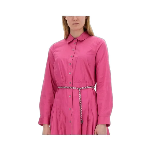 Belted Mini Shirt Dress