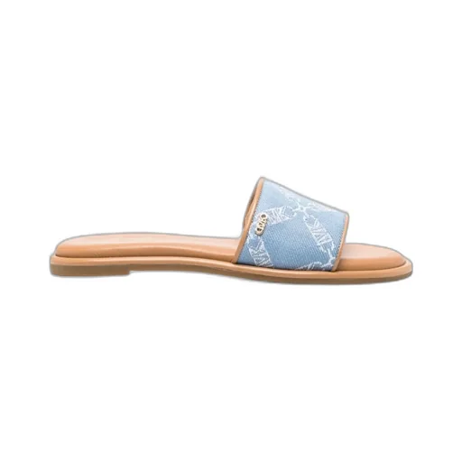 Monogram Jacquard Open Toe Slides