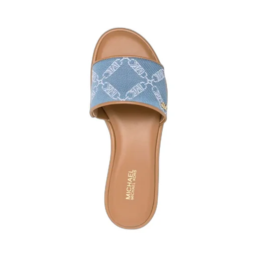 Monogram Jacquard Open Toe Slides