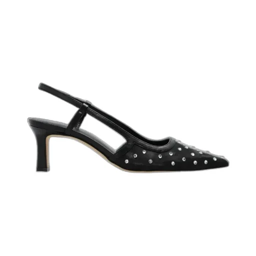 Alora Embellished Mesh Slingback Pumps