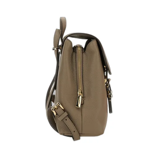 Grained-Leather Backpack
