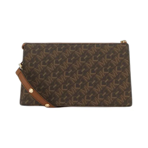 Monogrammed Leather Crossbody Bag