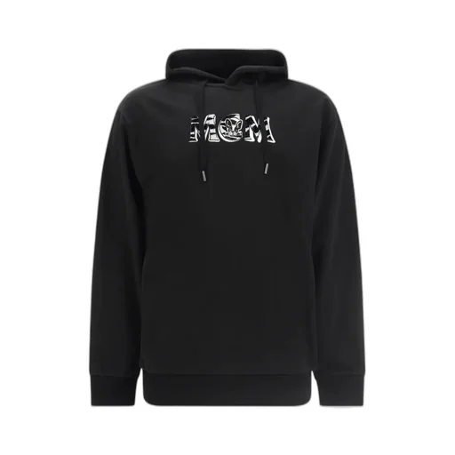 Logo-Printed Drawstring Hoodie