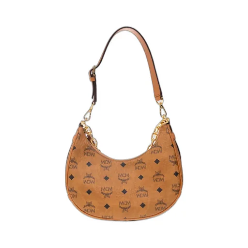 Aren Crescent Zipped Small Shoulder Bag