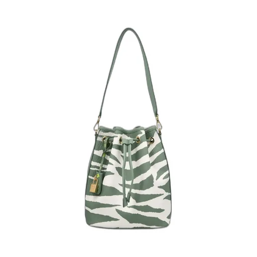 Dessau Zebra Printed Medium Bucket Bag