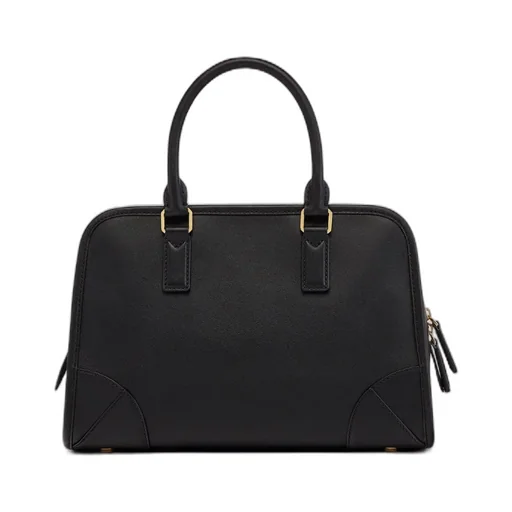 Medium Logo Embossed Aren Boston Bag