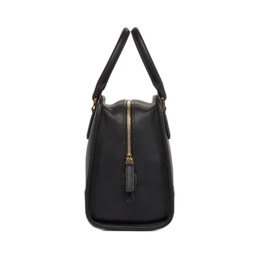 Medium Logo Embossed Aren Boston Bag
