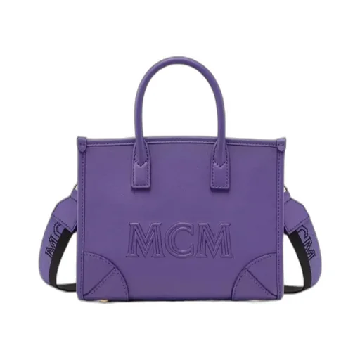 Logo-Embossed Leather Tote Bag