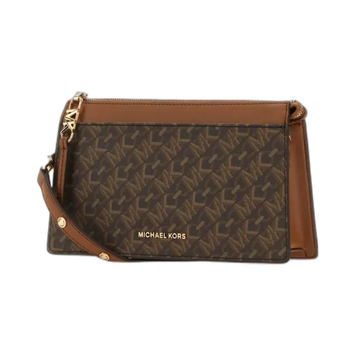 Monogrammed Leather Crossbody Bag
