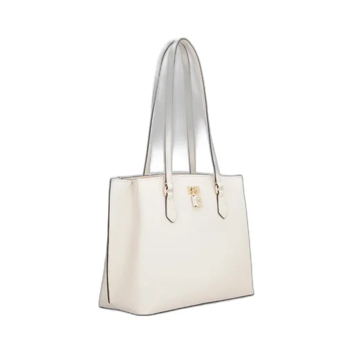 Logo Plaque Top Handle Bag