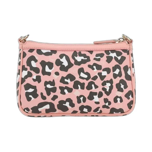 Leopard Printed Chain-Linked Mini Shoulder Bag