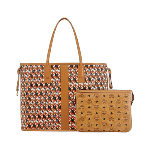 Liz Logo Plaque Top Handle Bag