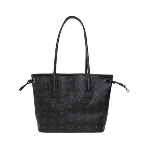 Liz Reversible Monogram Pattern Tote Bag