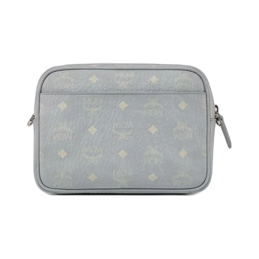 Logo Zipper Shoulder Bag