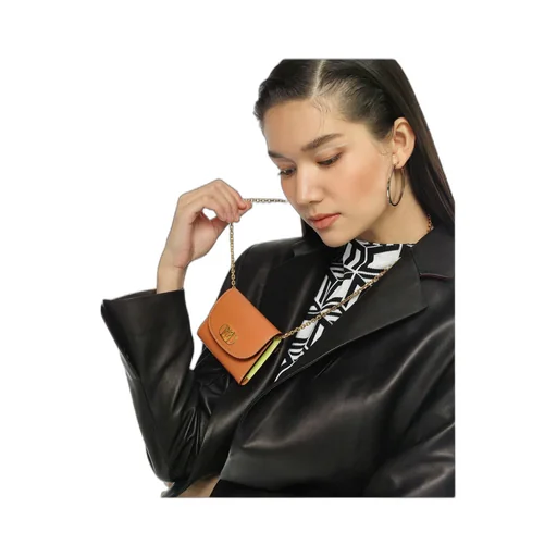 Mini Mode Travia Logo Plaque Wallet