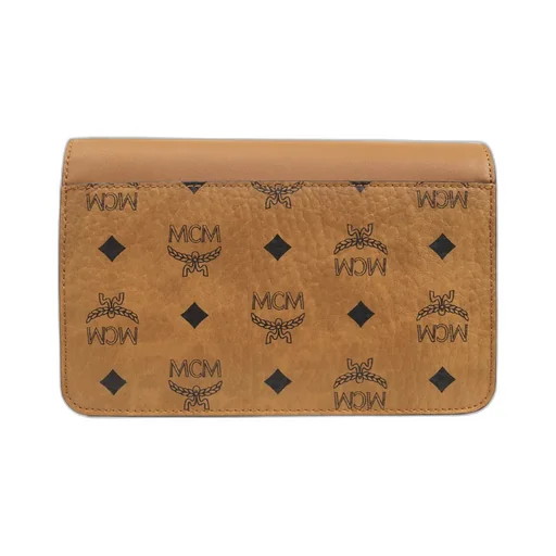 Diamond Visetos Foldover Top Mini Shoulder Bag