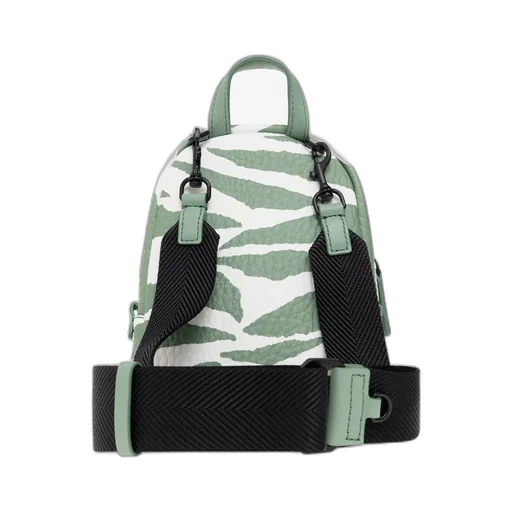 Animal Printed Logo Patch Detailed Backpack