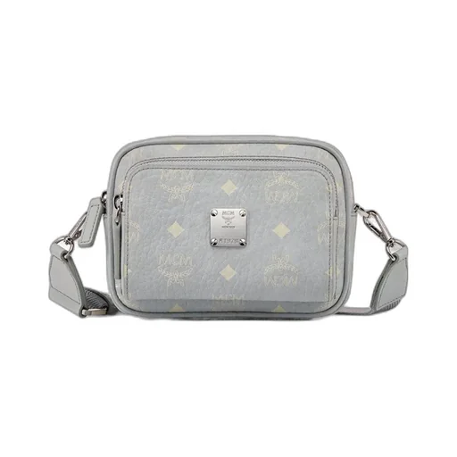 Logo Zipper Shoulder Bag