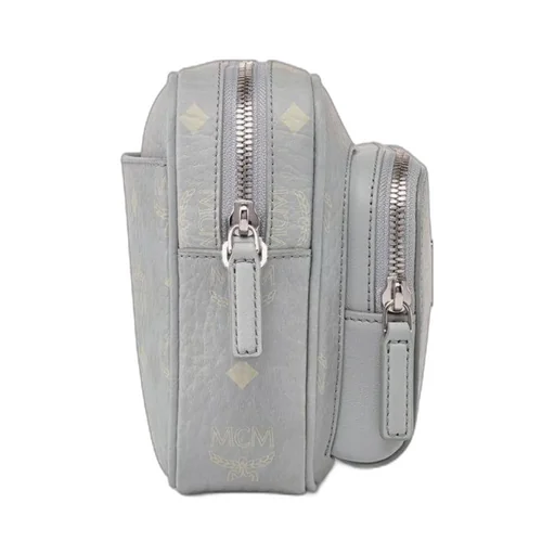 Logo Zipper Shoulder Bag