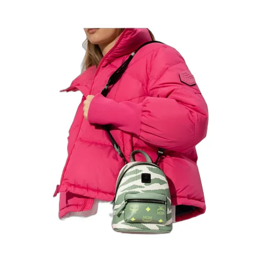 Animal Printed Logo Patch Detailed Backpack