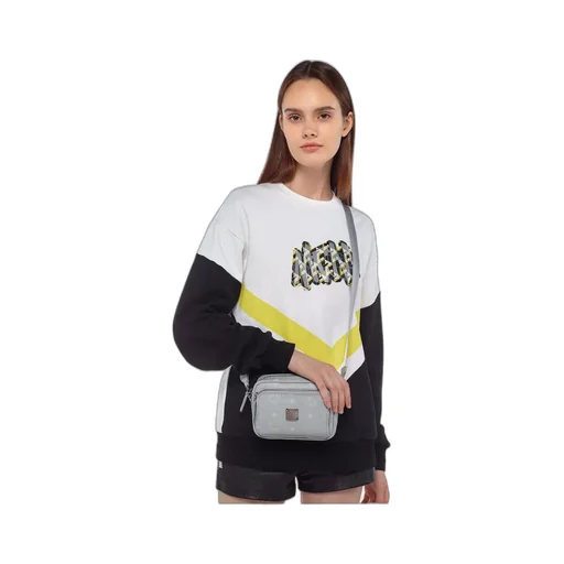 Logo Zipper Shoulder Bag