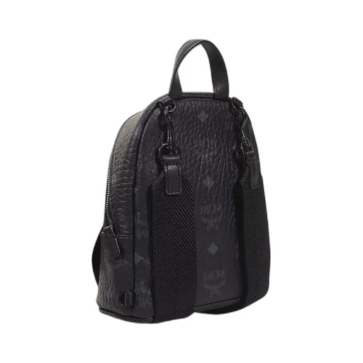 Stark Monogram Print Zipped Backpack