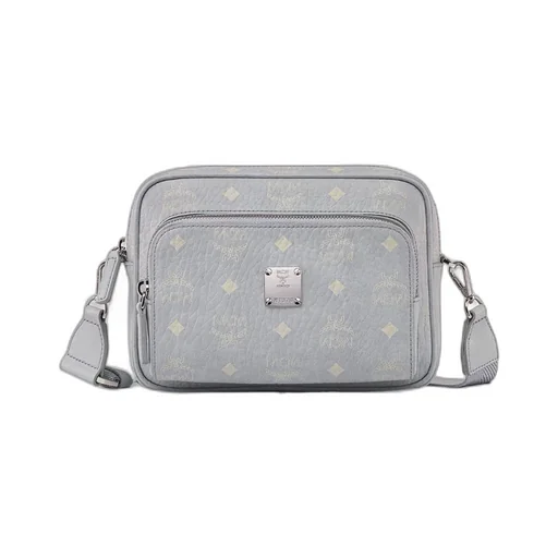 Logo Zipper Shoulder Bag