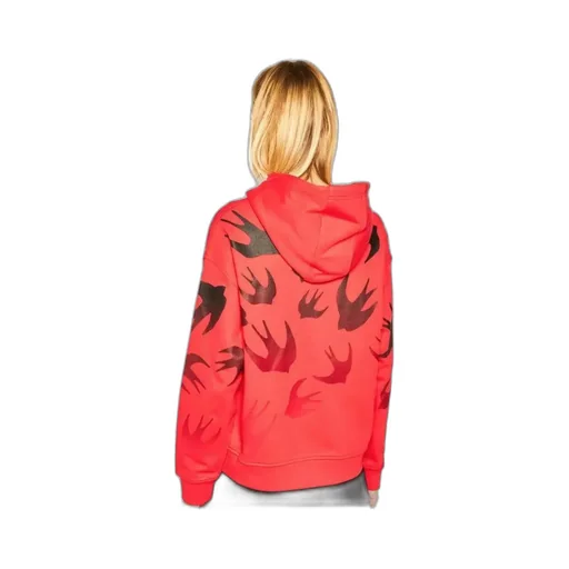 Swallow Printed Hooded Sweater