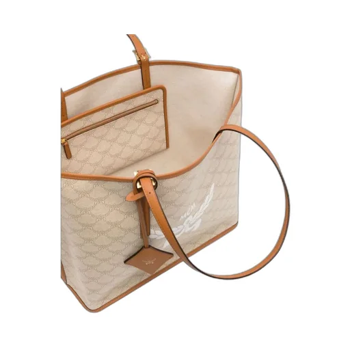 Medium Himmel Lauretos Logo Printed Tote Bag