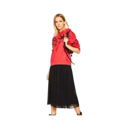 Swallow Printed Hooded Sweater