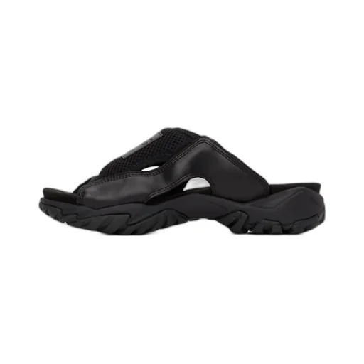 Padded Logo-Patch Slippers