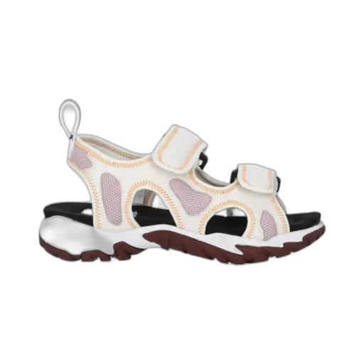 Striae Open-Toe Sandals