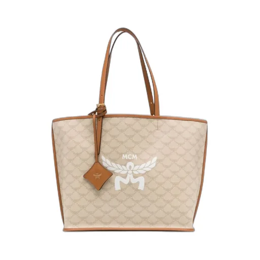 Medium Himmel Lauretos Logo Printed Tote Bag