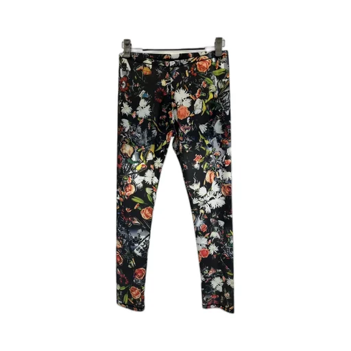 Floral Pattern Casual Pants