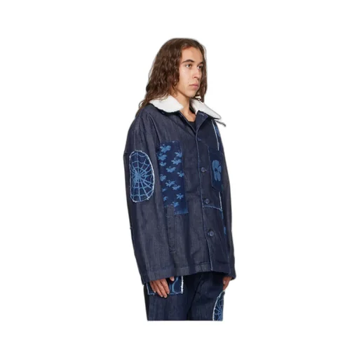 Button Denim Coat