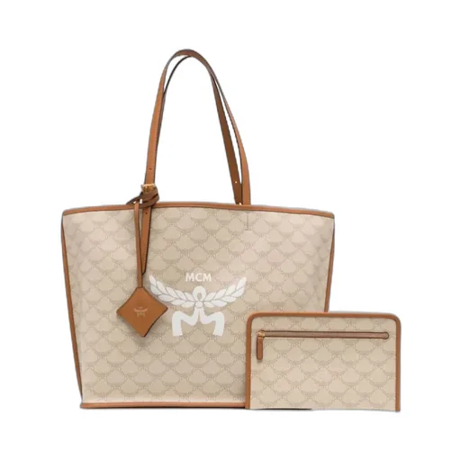 Medium Himmel Lauretos Logo Printed Tote Bag