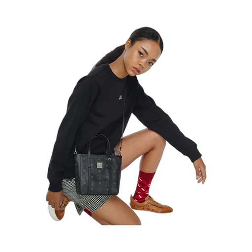 Logo Plaque Small Tote Bag