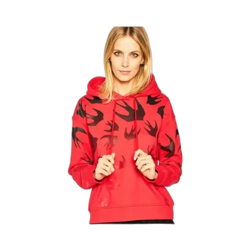 Swallow Printed Hooded Sweater