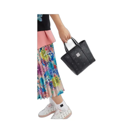 Logo Plaque Small Tote Bag