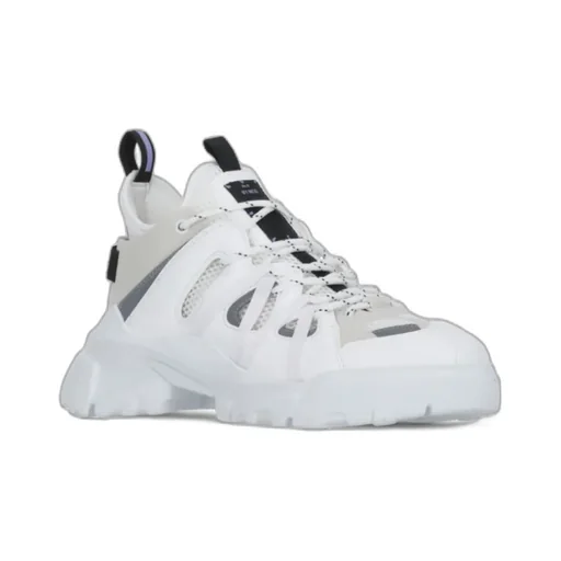 High-Top Mesh Sneakers