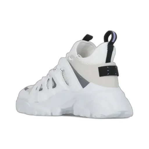 High-Top Mesh Sneakers