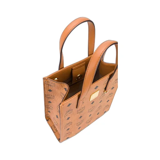 Monogram Print Tote Bag