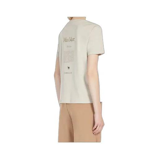 's Max Mara Logo Printed Crewneck T-Shirt