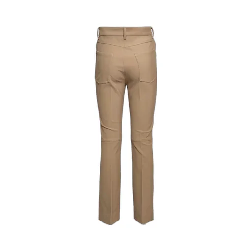Button Detailed Flared Trousers