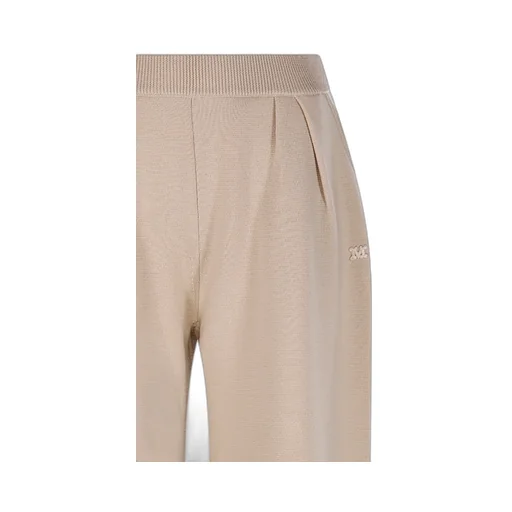 Logo Embroidered Wide Leg Pants