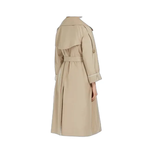 The Cube Utrench Belted Long-Sleeved Coat