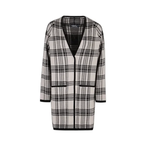 Checked Cardigan