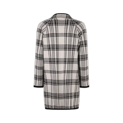 Checked Cardigan
