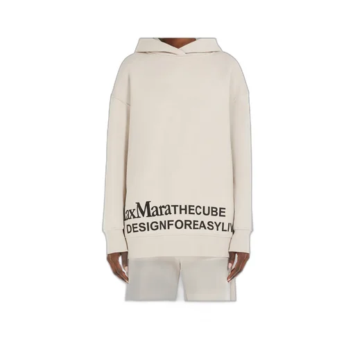 The Cube Logo Detailed Long-Sleeved Hoodie